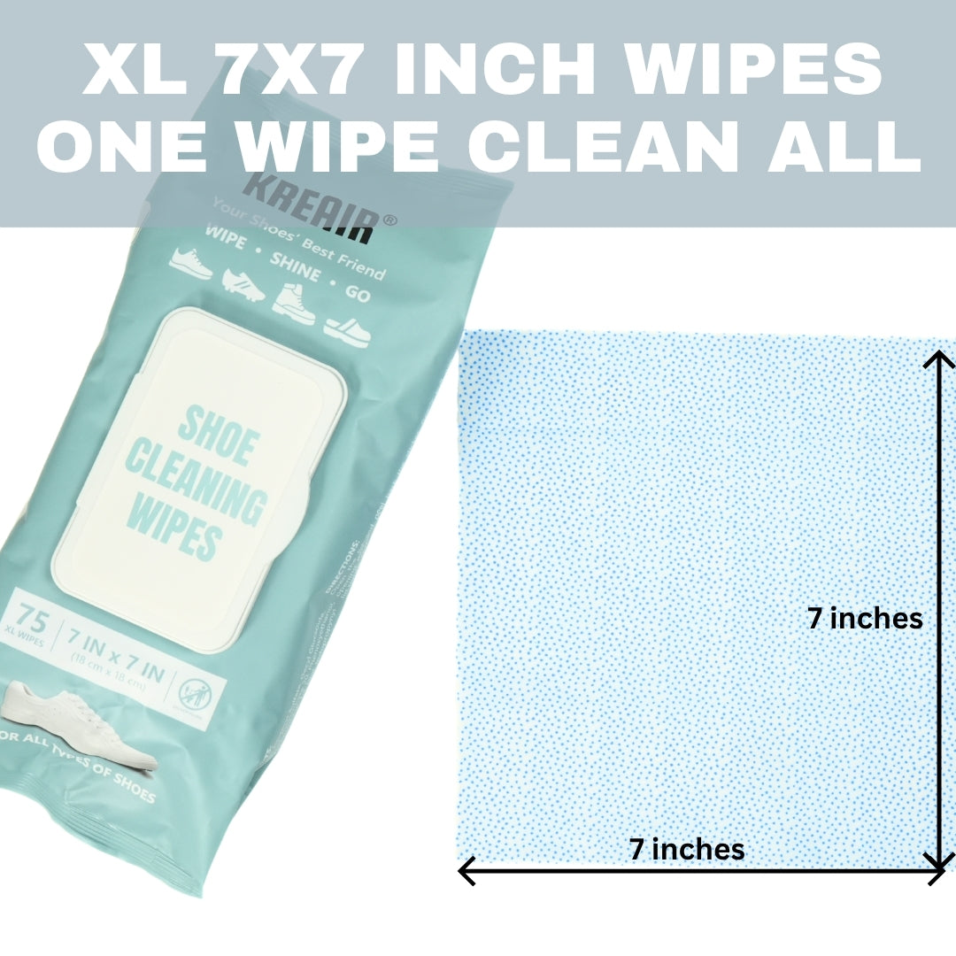 Kreair Shoe Cleaning Wipes XL 75 Ct