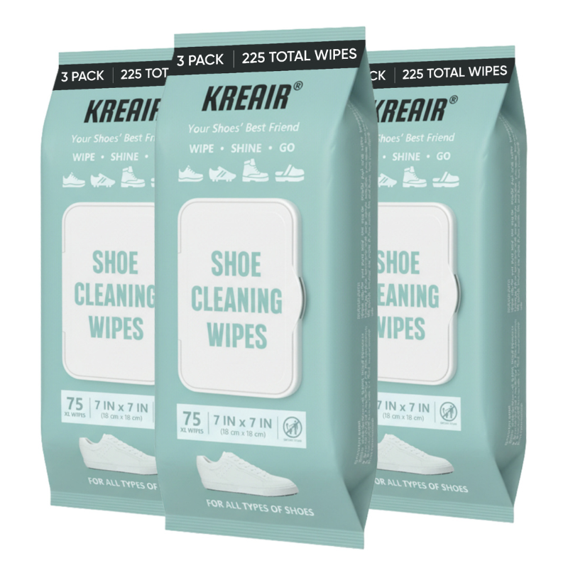 Kreair Shoe Cleaning Wipes XL 75 Ct