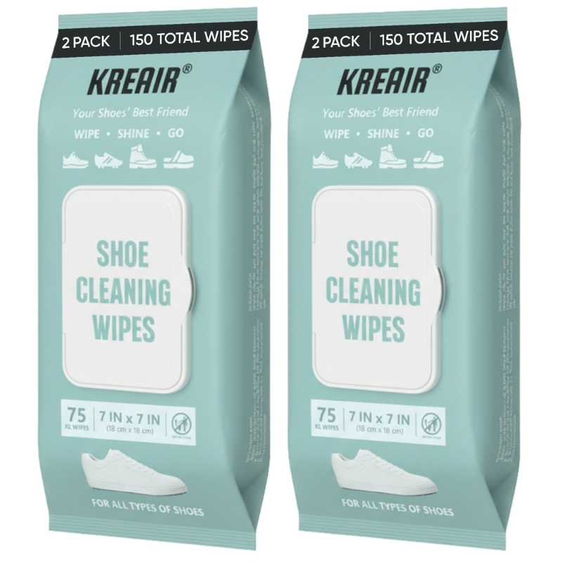 Kreair Shoe Cleaning Wipes XL 75 Ct